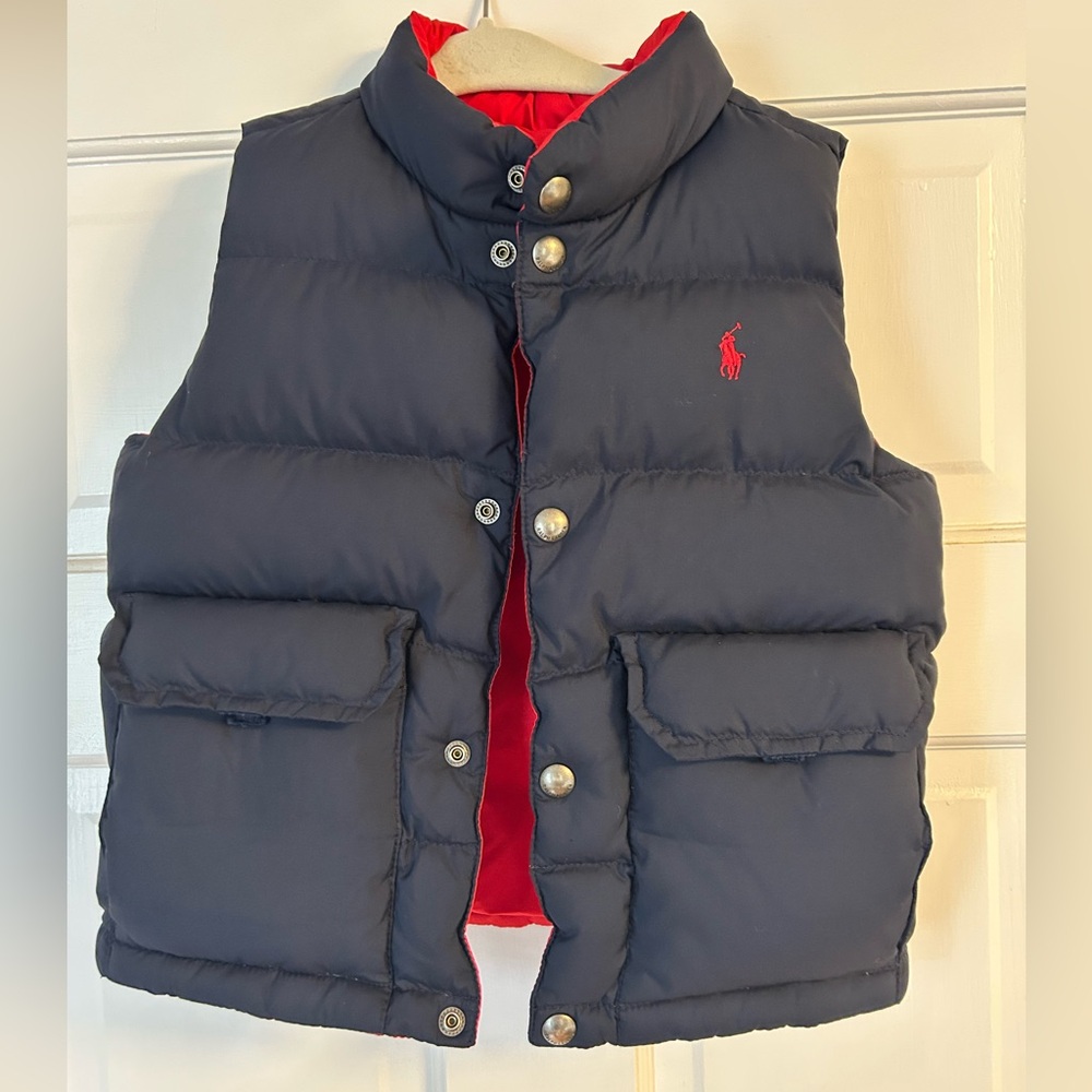 Ralph Lauren Reversible Down Vest 4t